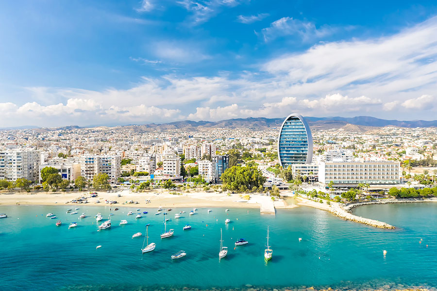Prachtig uitzicht op Limassol