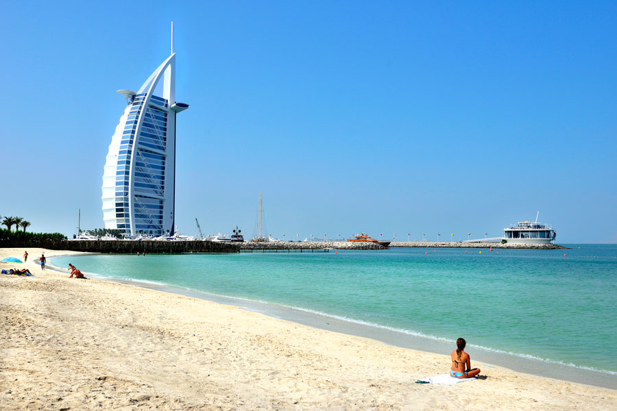 Stranden in Dubai