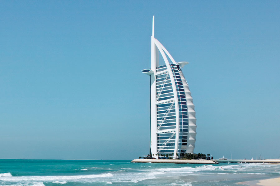 Burj Al Arab - luxe op hoog niveau