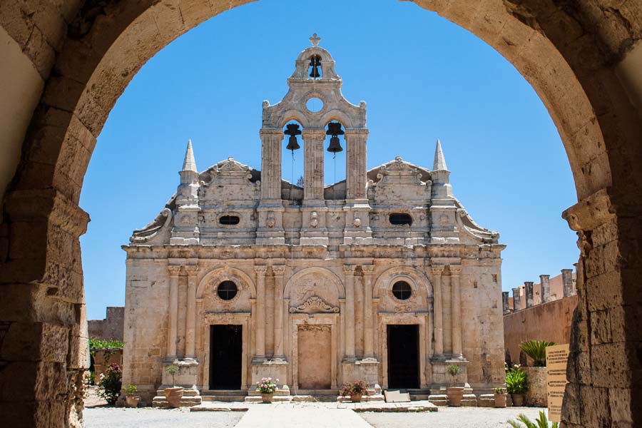 Het Arcadische klooster op Kreta