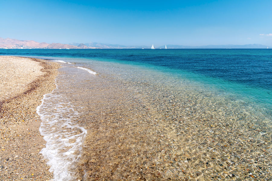 Strand på Kos, Grekland