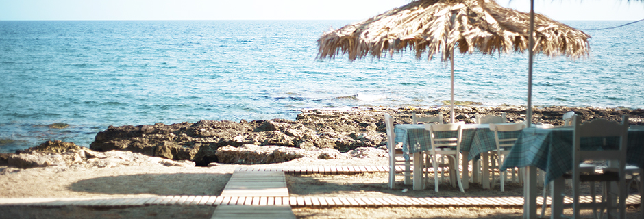 Restaurant op het strand in Ierapetra 