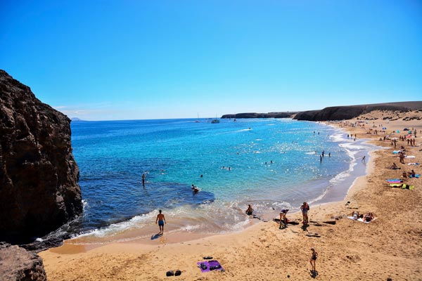 Playa Blanca in Lanzarote