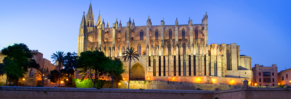 De kathedraal van Palma de Mallorca