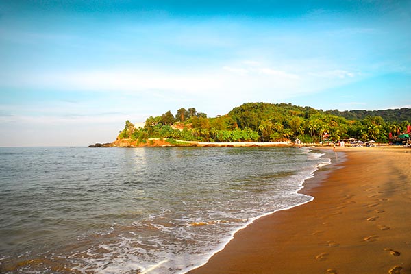 Strand in Goa, India